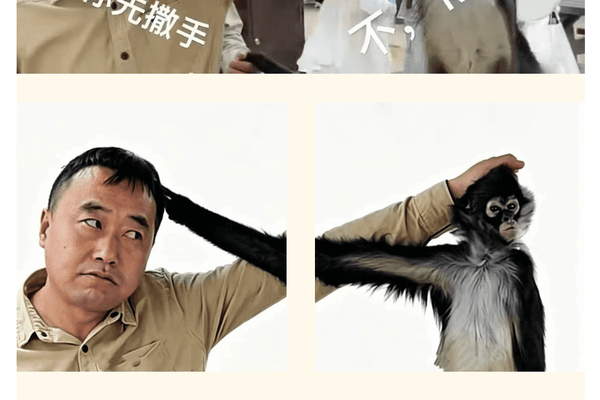 上海一网红蜘蛛猴与保育员“最佳情头”出炉，园方：5月16日至19日可半价入园