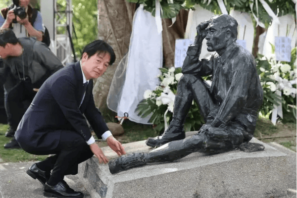 人民日报：赖清德公然跪拜日本殖民者八田与一，妄言要对日本“饮水思源”，刷新媚日下限，必遭历史和正义的审判