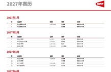 2027-2028世界羽联世界巡回赛赛历公布 27年起采用3X15分制