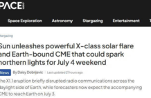 太阳爆发X1.1 耀斑，神舟二十三号3人乘组：如何在空间站避开风险