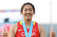 中国队世青赛首金！女子铁饼决赛：苏艺馨61米06刷新PB夺冠