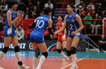组图：U17女排世锦赛-中国3-0墨西哥 赛中庆祝得分
