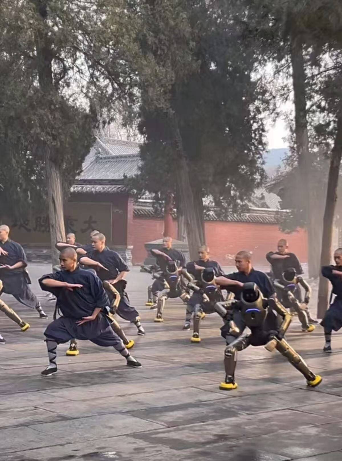 机器人在少林寺与武僧练武刷屏，河南春晚导演组：节目拍摄，已筹备半个月