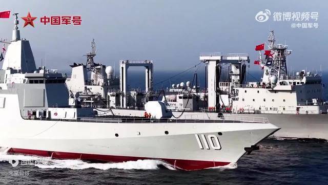 多舰同框！安庆舰丽水舰滨州舰最新训练画面来了