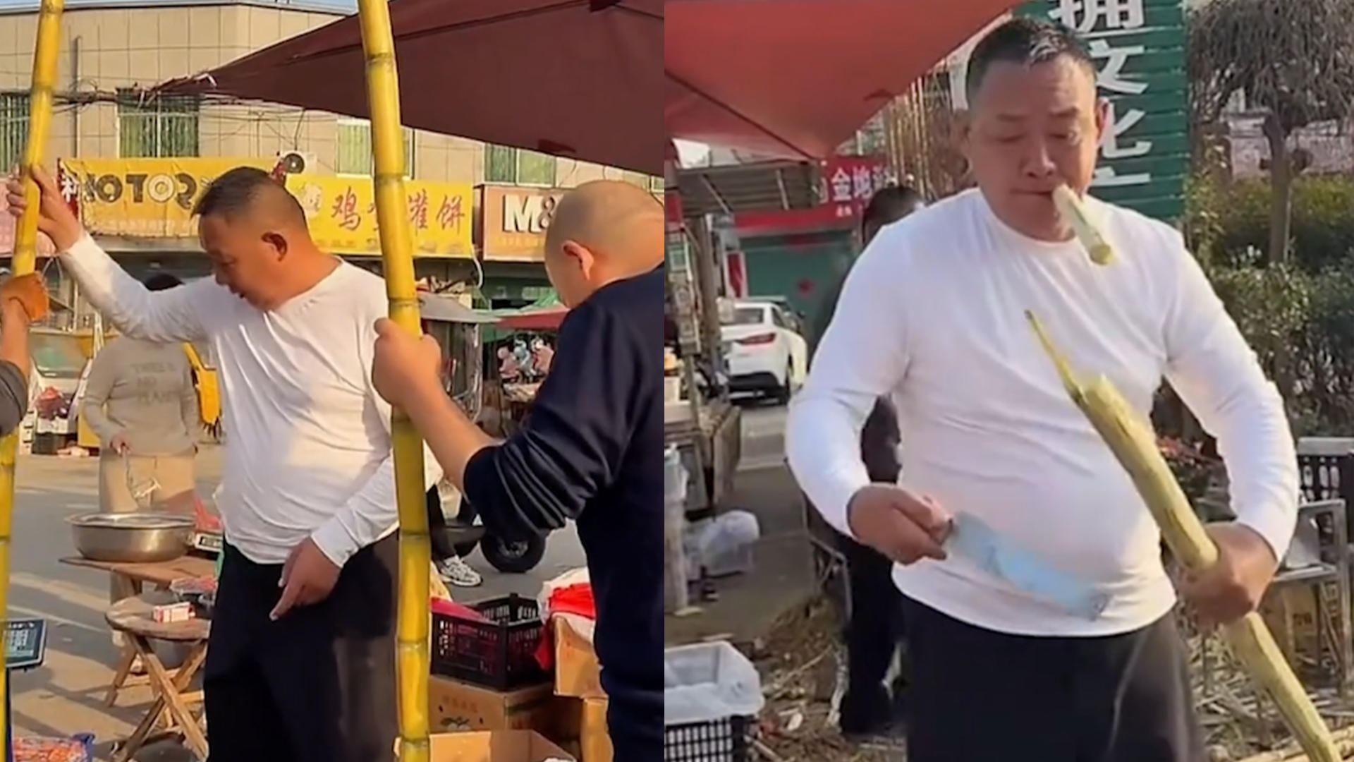 于东来退休后在街边卖甘蔗？真相来了
