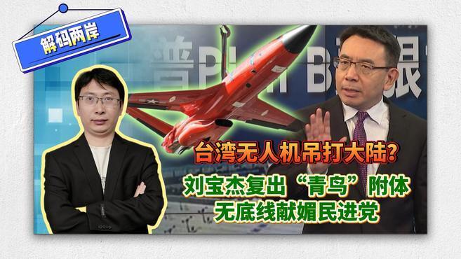 台湾无人机吊打大陆？刘宝杰复出“青鸟”附体，无底线献媚民进党