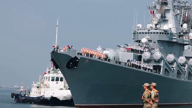 现场画面：中俄“海上联合-2026”联合演习兵力集结完毕