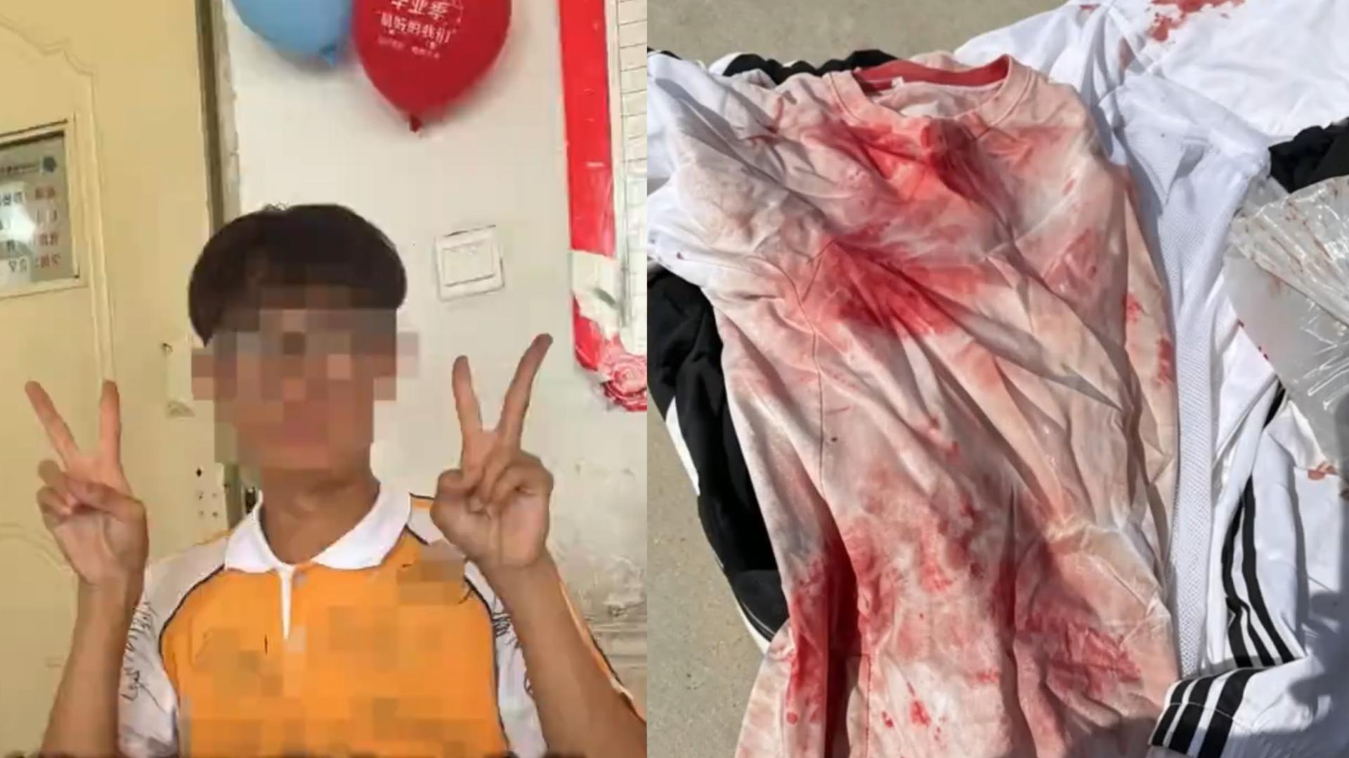 16岁田径少年夺冠夜被捅身亡，母亲哽咽发声：他拍门玩闹有错，但错不至死吧？