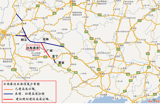 广南至富宁高速路线图图片