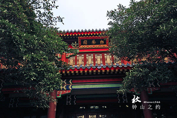 松风阁于1931年起建造,原为古灵谷寺律堂旧址.