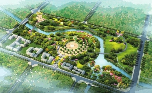 合川牟山公园的规划图片