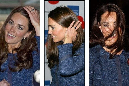 凯特王妃剪长发或源于女王意见发型师赞高颜值