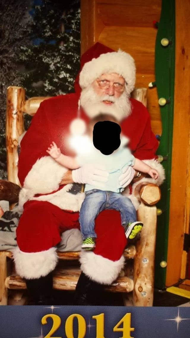 圣诞老人吃小孩恶魔图片