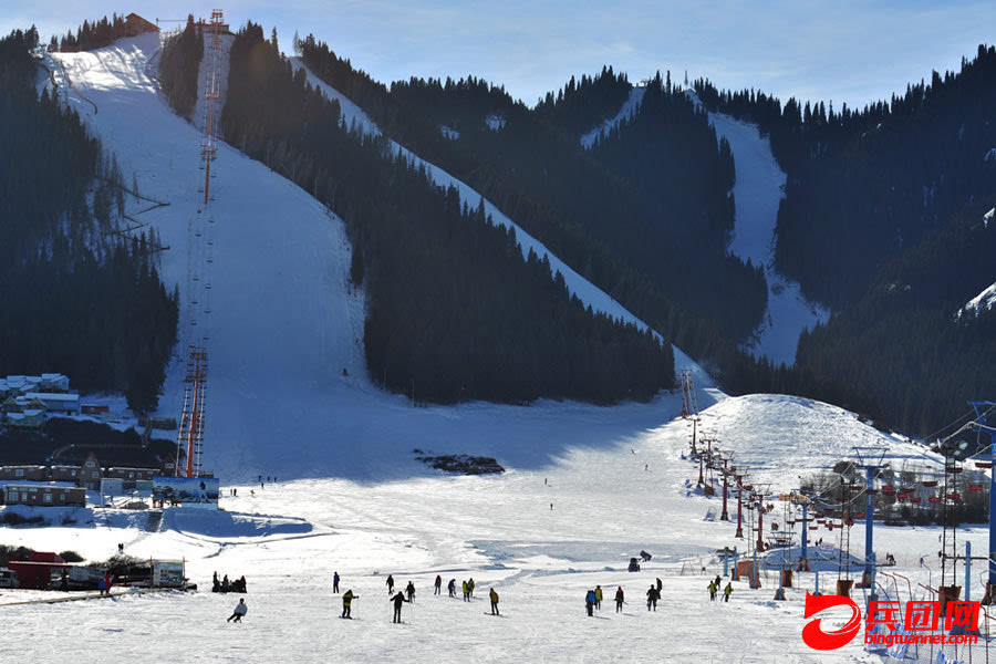 水西沟滑雪场图片