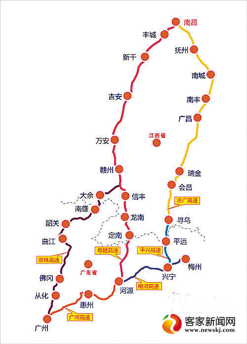 济广高速广东平兴段将通车 赣粤再添快捷通道