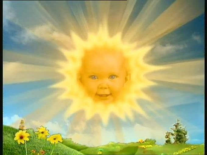 原图应该是天线宝宝里的太阳