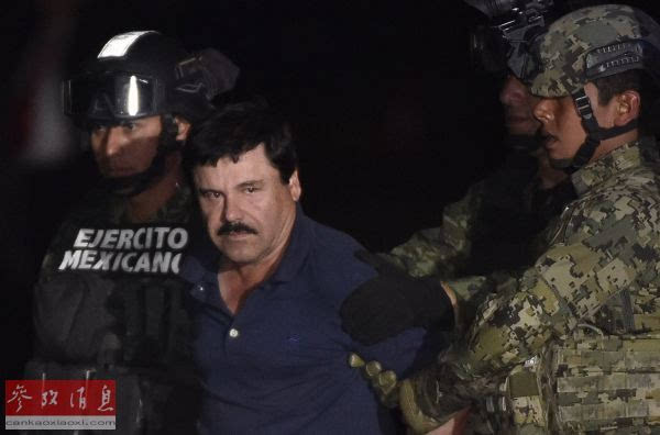 外媒:墨西哥越狱毒枭第三度落网曾欲拍传记电影