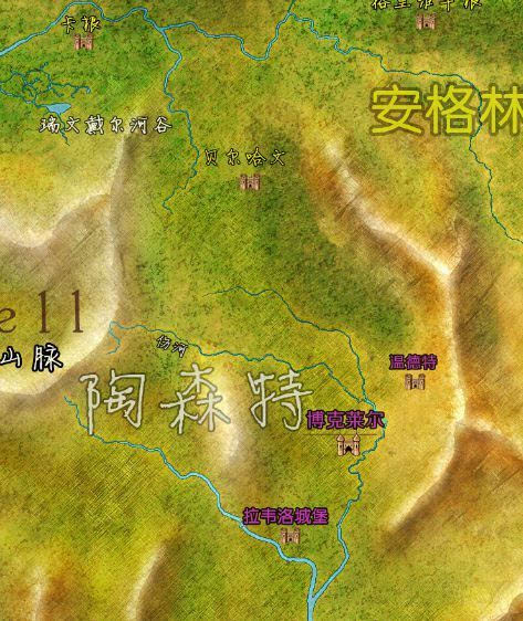 《巫师》世界地图 猎魔人世界全区域地图