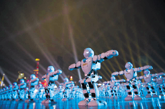 央视春晚机器人图片