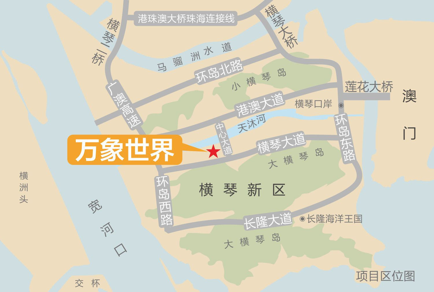 珠海市地图横琴图片