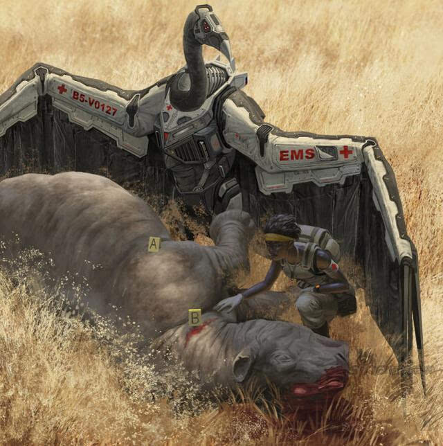 战力绝对爆棚:凶兽型机器动物战士超科幻设想