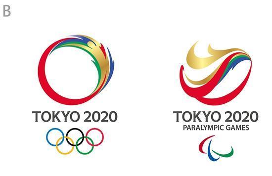东京奥运会公布新会徽候选公开投票四选一图
