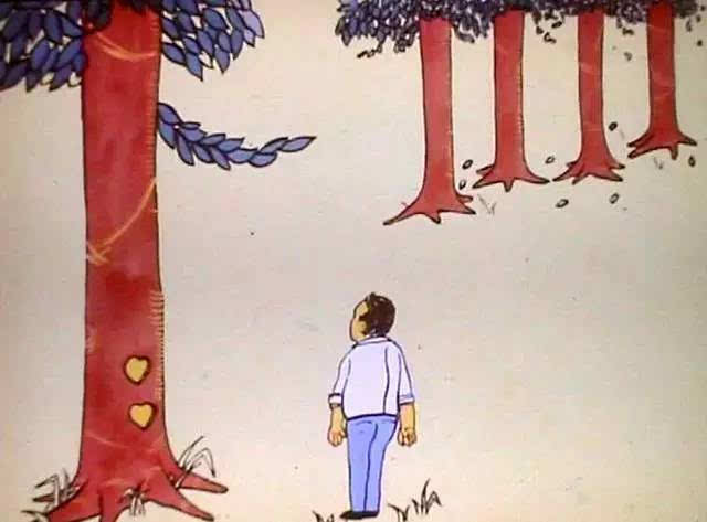 漫画:小男孩和苹果树,感动千万人的经典漫画!