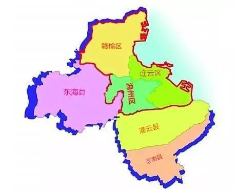连云港地图位置图片