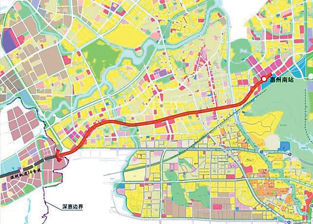 深圳坪山轻轨线路图图片