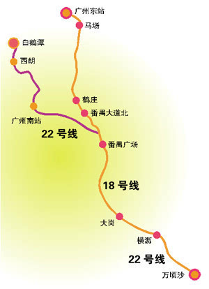 南沙22号线规划线路图图片