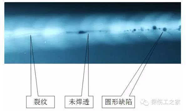 射线探伤常见六类缺陷图谱解析