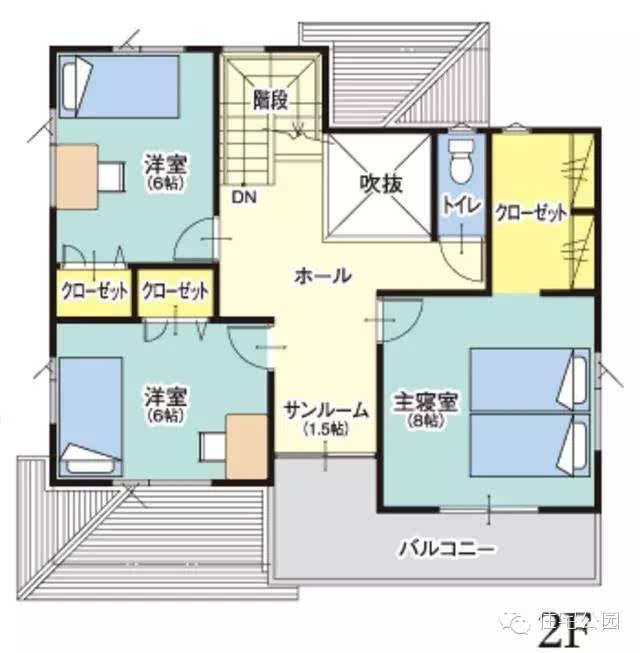 日式自建房户型图图片