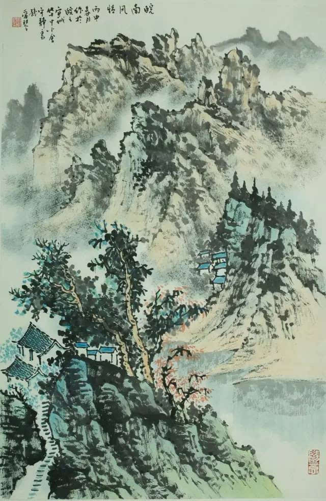 观唐诗宋词赋山水深情,山水名家孙爱琴四条屏画重磅来袭!