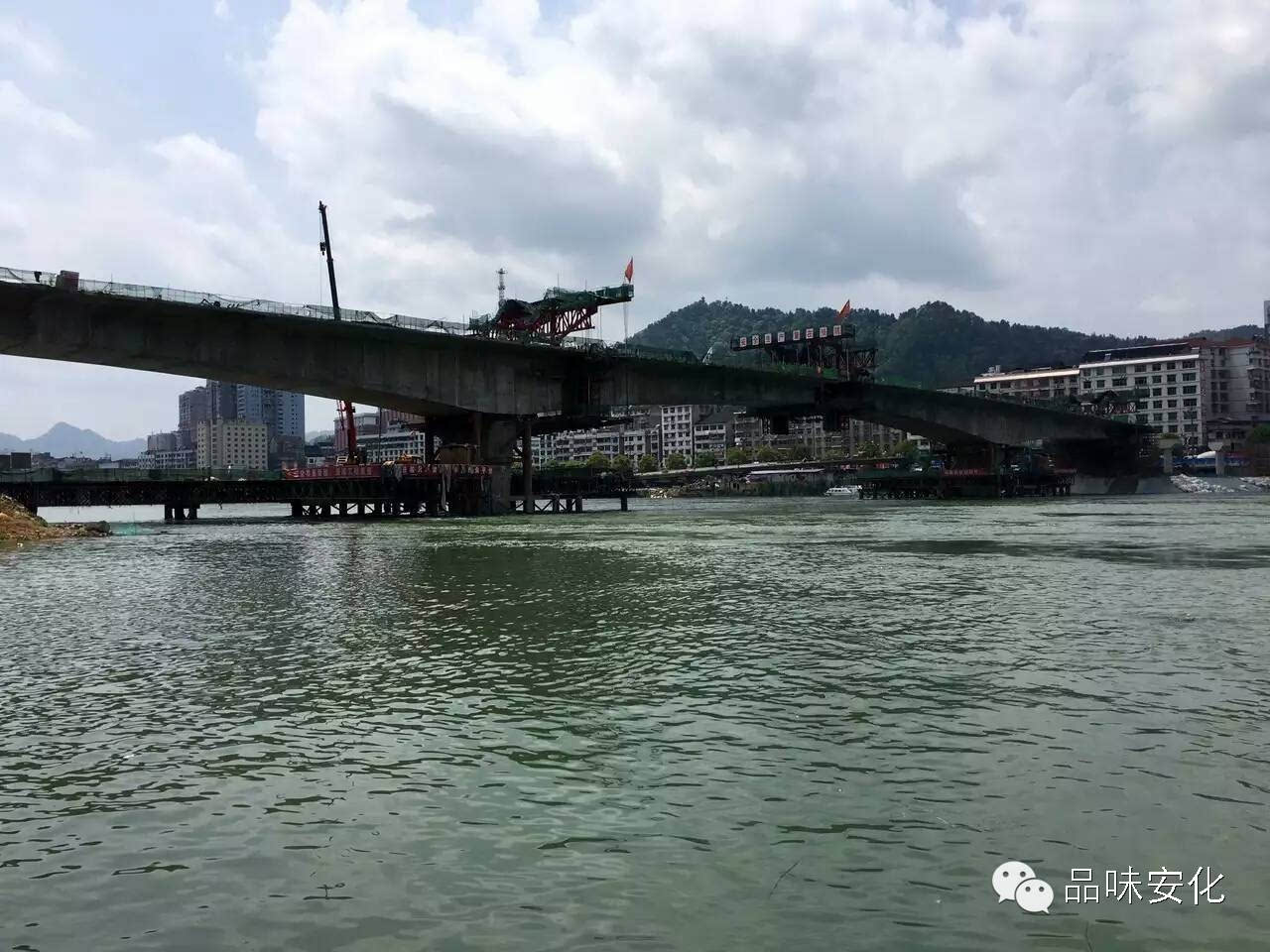 安化小淹资江大桥进展图片
