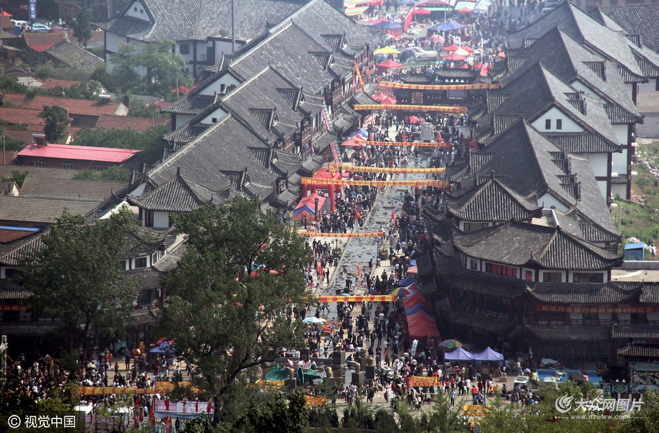 丹东大孤山庙会图片