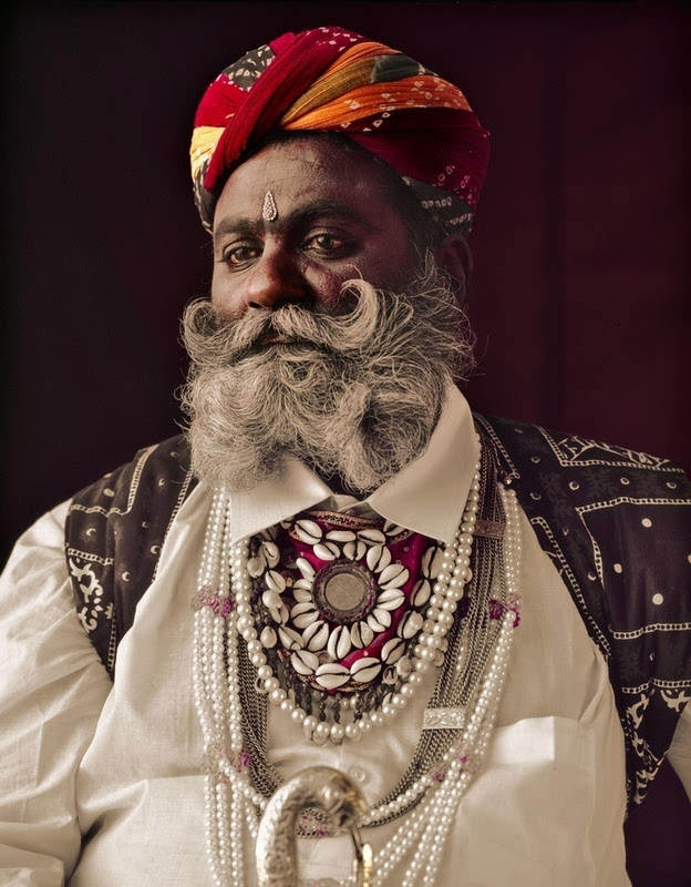 人像摄影:印度拉巴里族部落