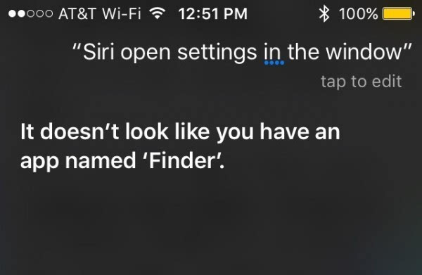 Siri已成泄密大神：发布会前回答找不到Finder