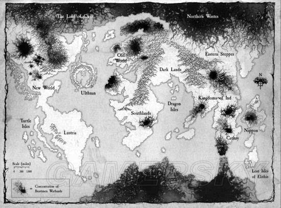 《战锤全面战争》中古战锤人类国家与地图介绍