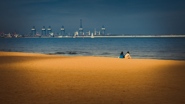 秦皇岛西浴场掠影