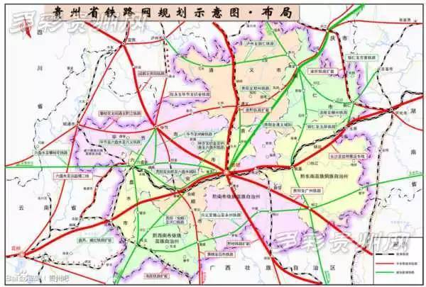 贵州高铁规划图2030图片