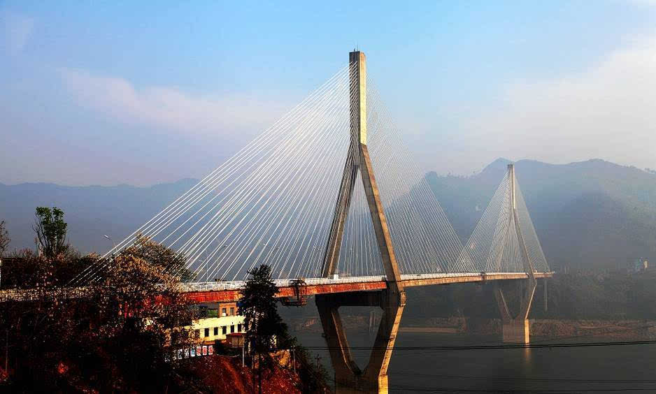 涪陵长江大桥图片