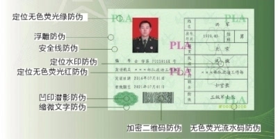 《士官证》证件样本原标题:解放军明起换发启用新式证件京华时报讯