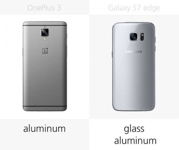 大内存或弧形屏？一加3和Galaxy S7 edge规格对比