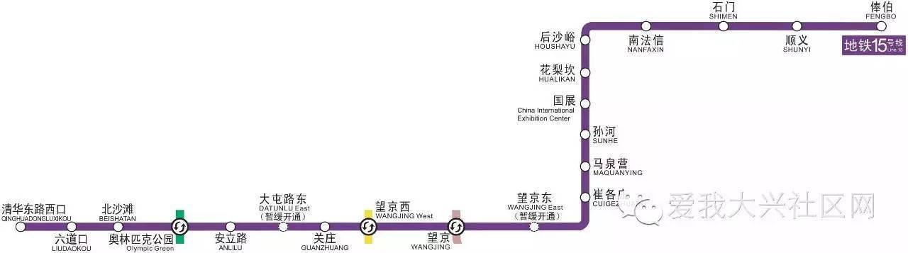 北京地铁15号线