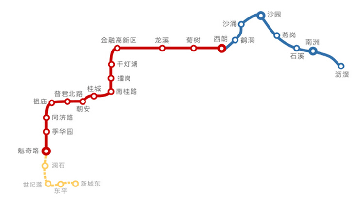 广佛线二期站点首露真容 有望年底通车