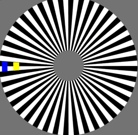[11]阶跃(stepping feet)错觉:蓝块和黄块在黑白盘上赛跑?