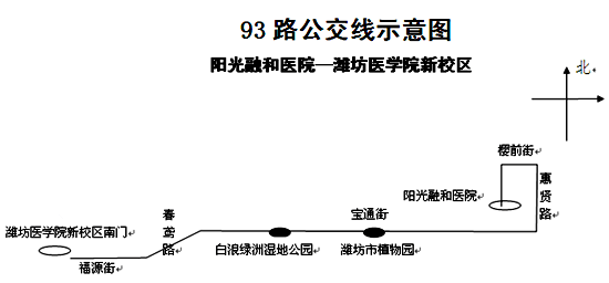 潍坊开通93路公交线路 方便沿途市民出行