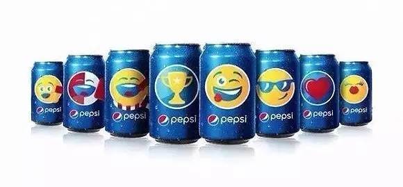 就连百事可乐也使用emoji开启了一场对抗可口可乐昵称瓶的营销之战