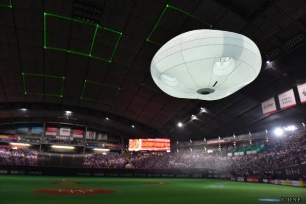 松下展示全新无人机系统Ballooncam Drone