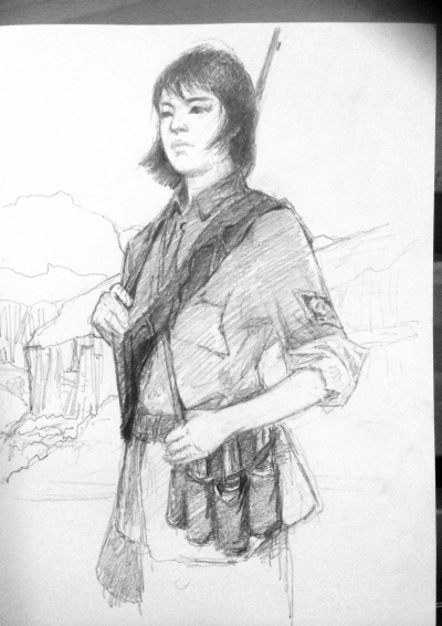 能感觉出当年女游击队员那股干练洒脱劲儿……加入武工队1921年8月,郜